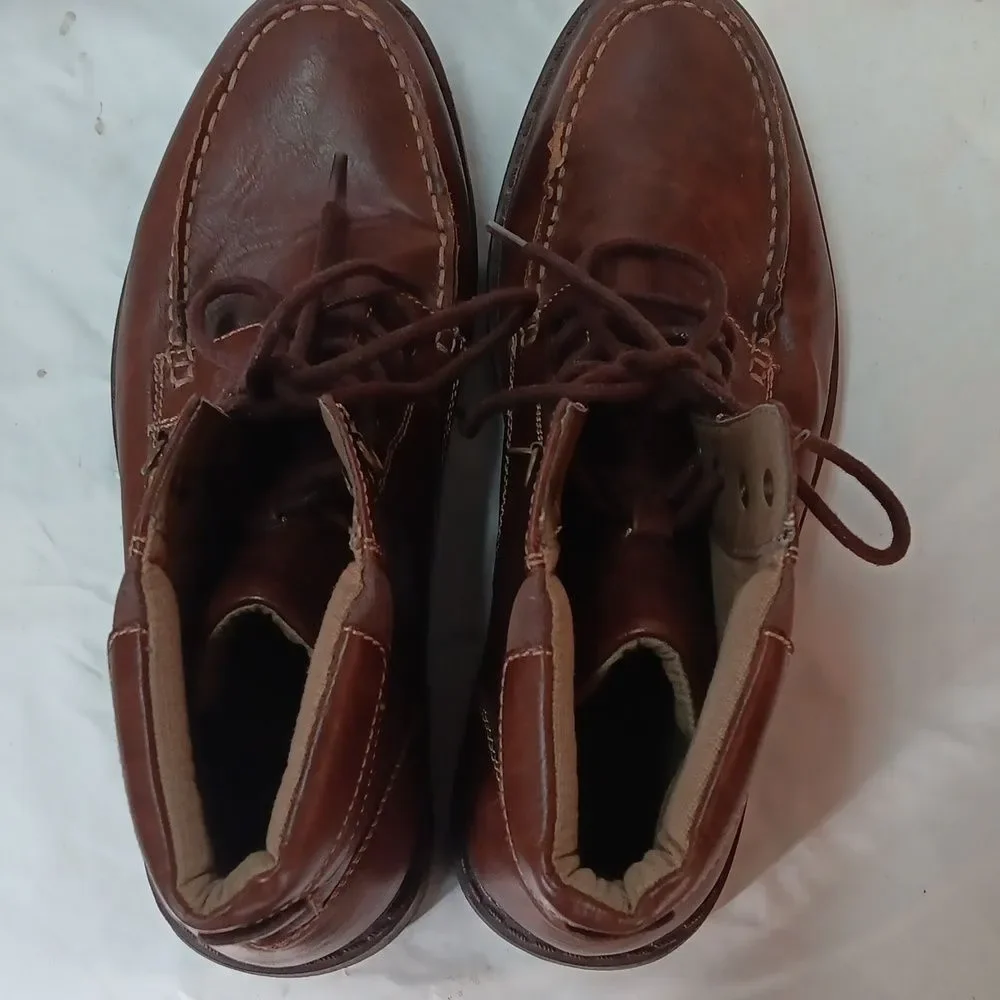 Arizona Jeans Co. Men's Brown Leather Boots Size 9M Preowned